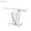 Hochwertiger Großhandel verspiegelter Konsolentisch Crushed Diamond Crystal Hallway Entryway Table Console