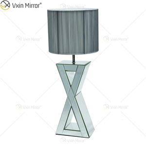 WXTL-004 Moderne Silberspiegellampe mit Lampenschirm für Crushed-Diamond
