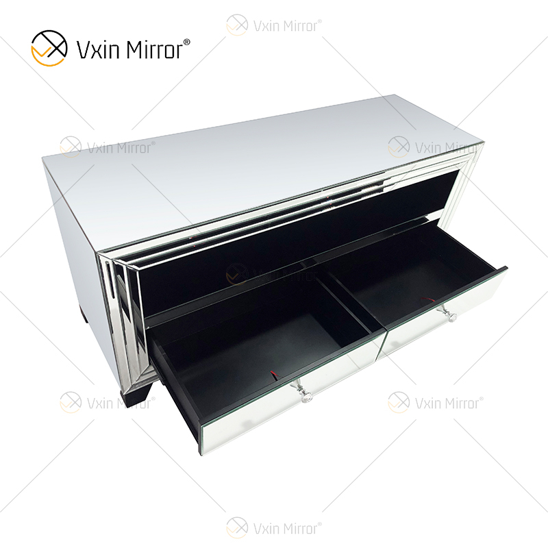 Vxin Populärer moderner Glas-verspiegelter TV-Ständer-Schrank-Anzeigen-Spiegel-Schrank