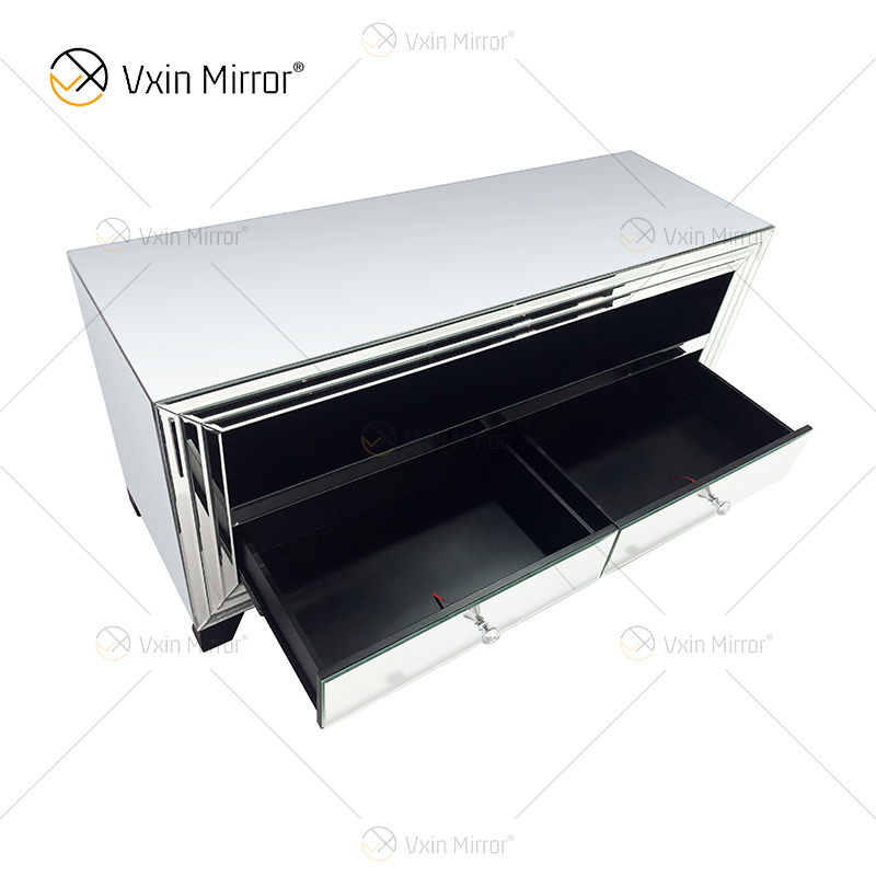 Vxin Populärer moderner Glas-verspiegelter TV-Ständer-Schrank-Anzeigen-Spiegel-Schrank