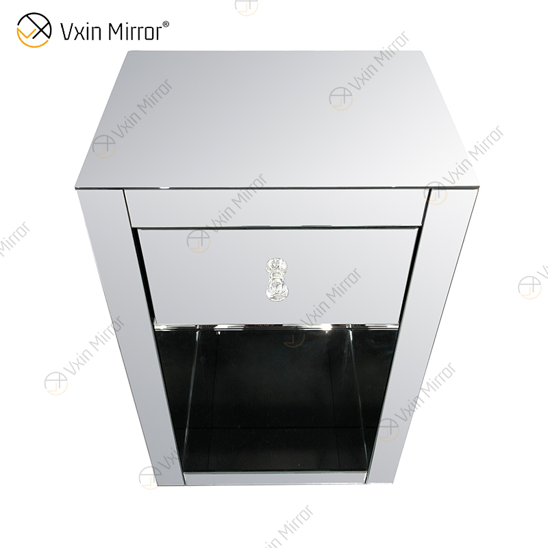 Vxin Spiegel Heißer Verkauf WXR-008 Silber Home Decor Mirored Schrank Schrank mit Schubladen mit Selbst