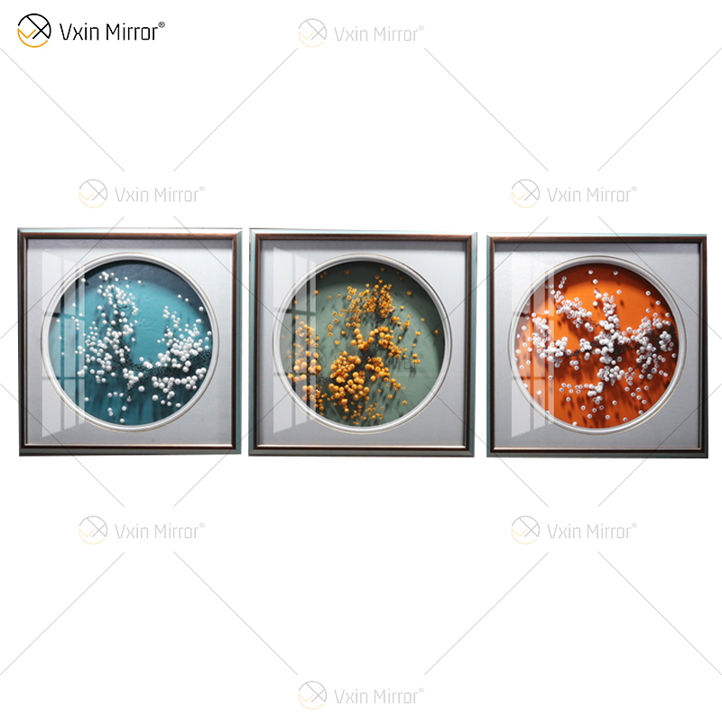 Vxin WXPA-010 Creative Beads Button Paint for Home Decor Wall Art Metall Hängebild für Wohnzimmer Set zum Verkauf