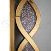 Home Mirrored Furniture Rectangle Console Mirror Crushed Diamond Wandspiegel