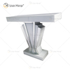 A Sale Home Decor WXF-1218 verspiegelter Konsolentisch, weißer Rahmen, beliebtester langer, schmaler Wandkonsolentisch im europäischen Stil