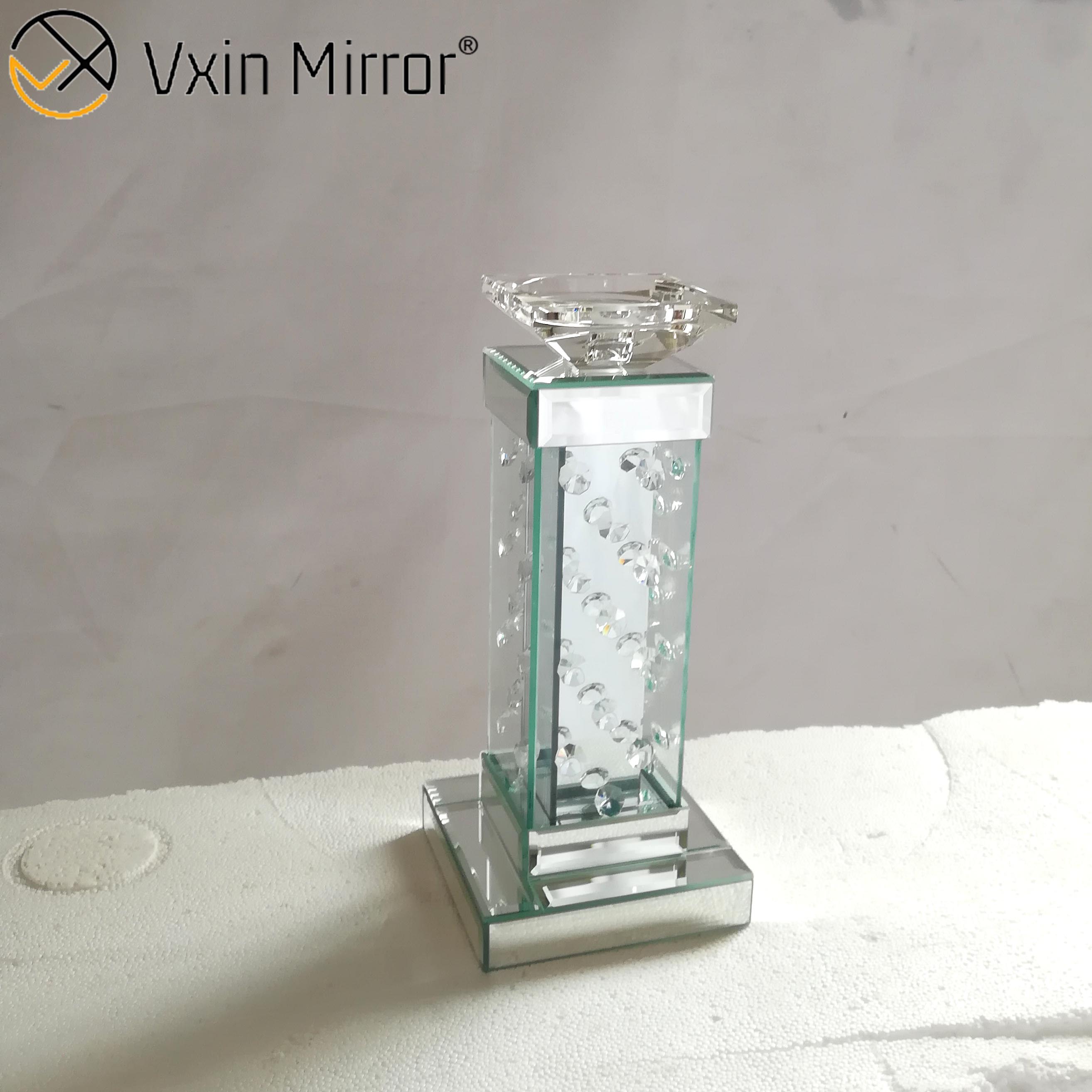 Vxin Mirror WXCH-05 Kristallverspiegelter Kerzenhalter