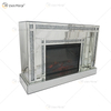 Diamond Luxury Popular Crush Sparkle Crystal Double Band Mirrored WXWF-1109 Kaminumrandung mit elektrischem Spiegelkamin