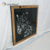 VXin WXMA-19 Wohnkultur Glasrahmen verspiegelt Gepard Wandkunst Kristallporzellanmalerei Spiegelwandkunst