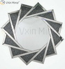 Heißer Verkauf WXM-1779 Modernes Design 3d Spiegel Wandaufkleber Wohnkultur Silber Wandspiegel