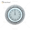 Neues Design Jewelry WXMC-076 Moderne silberne dekorative Spiegeluhr