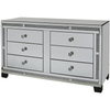 Günstige WXWF-691 Wohnzimmermöbel Spiegelschrank mit 6 Schubladen Silver Crush Diamond Cabinet