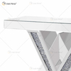 2022 Neue Produkte Designer Konsolentisch Crushed Diamond Crystal Mirrored Konsolentische