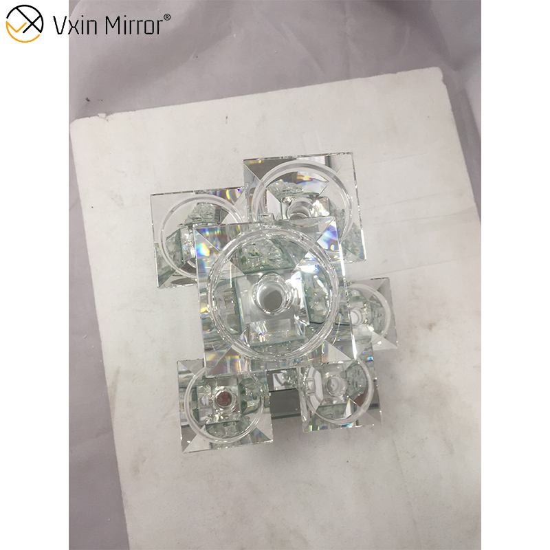 Professionelle Fabrik Vxin WXCH-22 Acryl Diamanten Glaskerzenhalter 6 Kerzenbecher