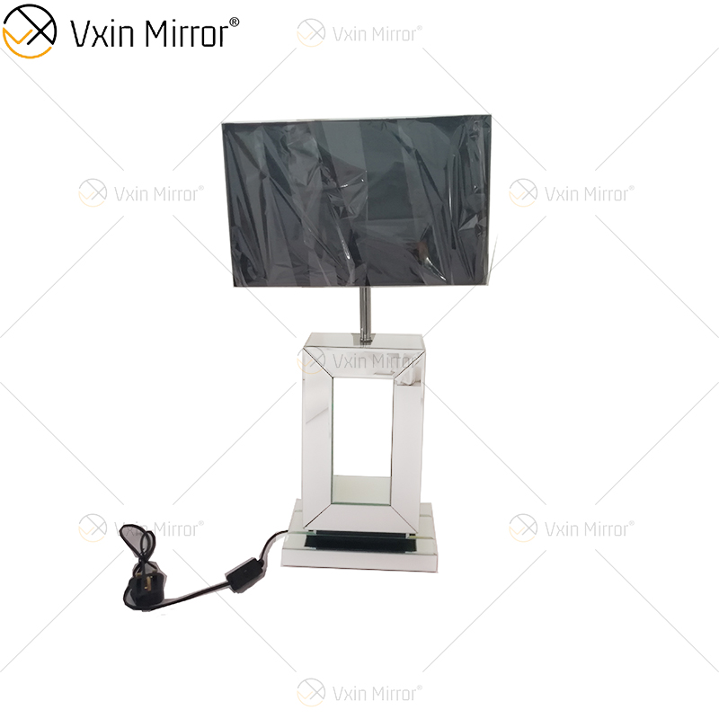 Vxin Supply WXTL-060 Moderne silberfarbene Crushed Crystal Spiegellampe für Schlafzimmer