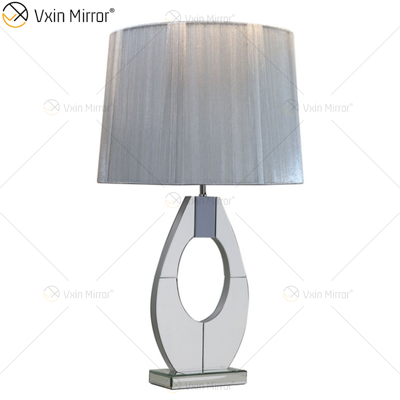 WXTL-004 Moderne Silberspiegellampe mit Lampenschirm für Crushed-Diamond