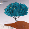 Antiker Stil Vxin WXPA-003 Simplicity Trees Paint Framed Mirror Wall Art Feather Hanging Picture for Living Room Set for Sale