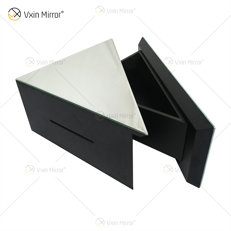 Vxin Factory Supply WXF-152 Silbernes Wanddekor Silbernes Crushed Diamond Spiegelwandregal