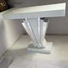 A Sale Home Decor WXF-1218 verspiegelter Konsolentisch, weißer Rahmen, beliebtester langer, schmaler Wandkonsolentisch im europäischen Stil