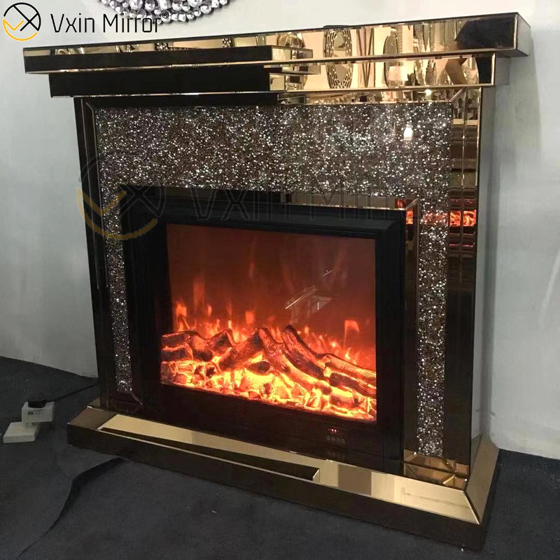 Vxin Mirror WXWF-1094 Crushed Diamond Spiegelkamin