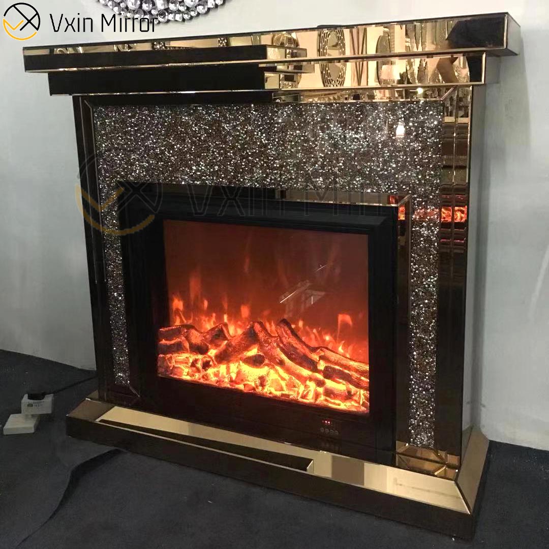 Vxin Mirror WXWF-1094 Crushed Diamond Spiegelkamin