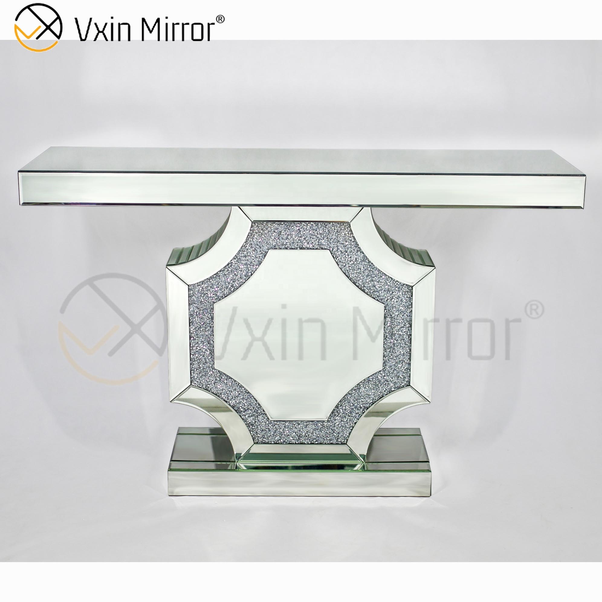 Günstige WXF-013 Konsolentisch im modernen Stil 2022 Silver Crystal Diamond Konsolentische