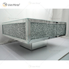 Customized Table WXF-141 Crushed Diamond Homemade Silver Mirror Couchtisch