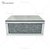 Vxin Factory Supply WXF-153 Silbernes Wanddekor Silbernes Crushed Diamond Spiegel-Rechteck-Wandregal