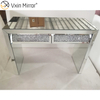 Verspiegelter Konsolentisch VXin WXWF-710 Zwei Schubladen Crushed Diamond Beval Silver Beistelltisch