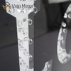 VXin WXMA-23 Wohnkultur Glasrahmen verspiegelt LOVE Wandkunst Kristallporzellanmalerei Spiegelwandkunst