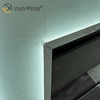 Neues Design WXMF-096 LED-Wohnzimmer-Spiegelkamin aus silberfarbenem Milchglas mit Inneneinsatz