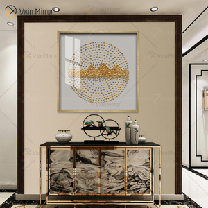 Special Design Vxin WXPA-016 Metallwandkunst-Dekor-Ausgangsdekoration-Luxus-Wohnzimmer-Leinwanddruck für Home-Set zum Verkauf