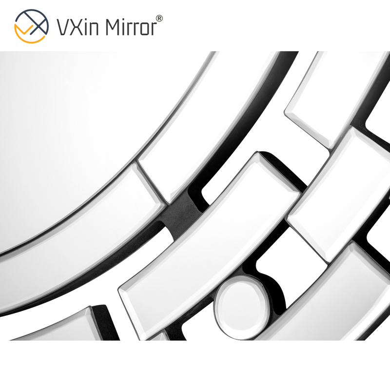 VXin Spiegel WXM-1124 Moden Silber Glas Wandspiegel Home Decor für Wohnzimmer Schlafzimmer