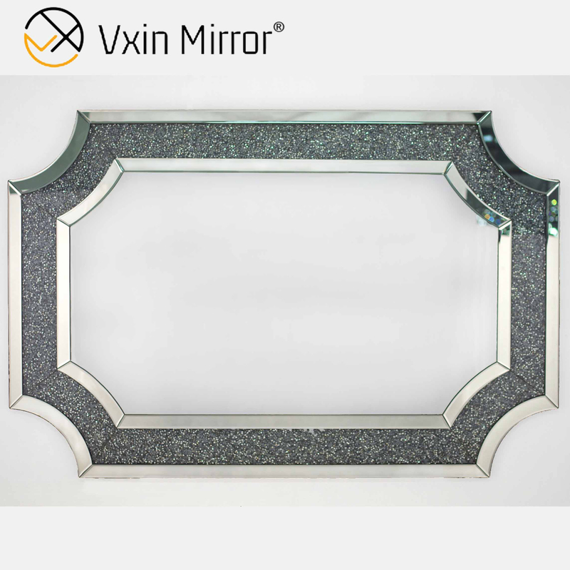 Der neueste Vxin Mirror Silver Furniture Crush Diamond Konsolentisch verspiegelt mit Längenspiegel