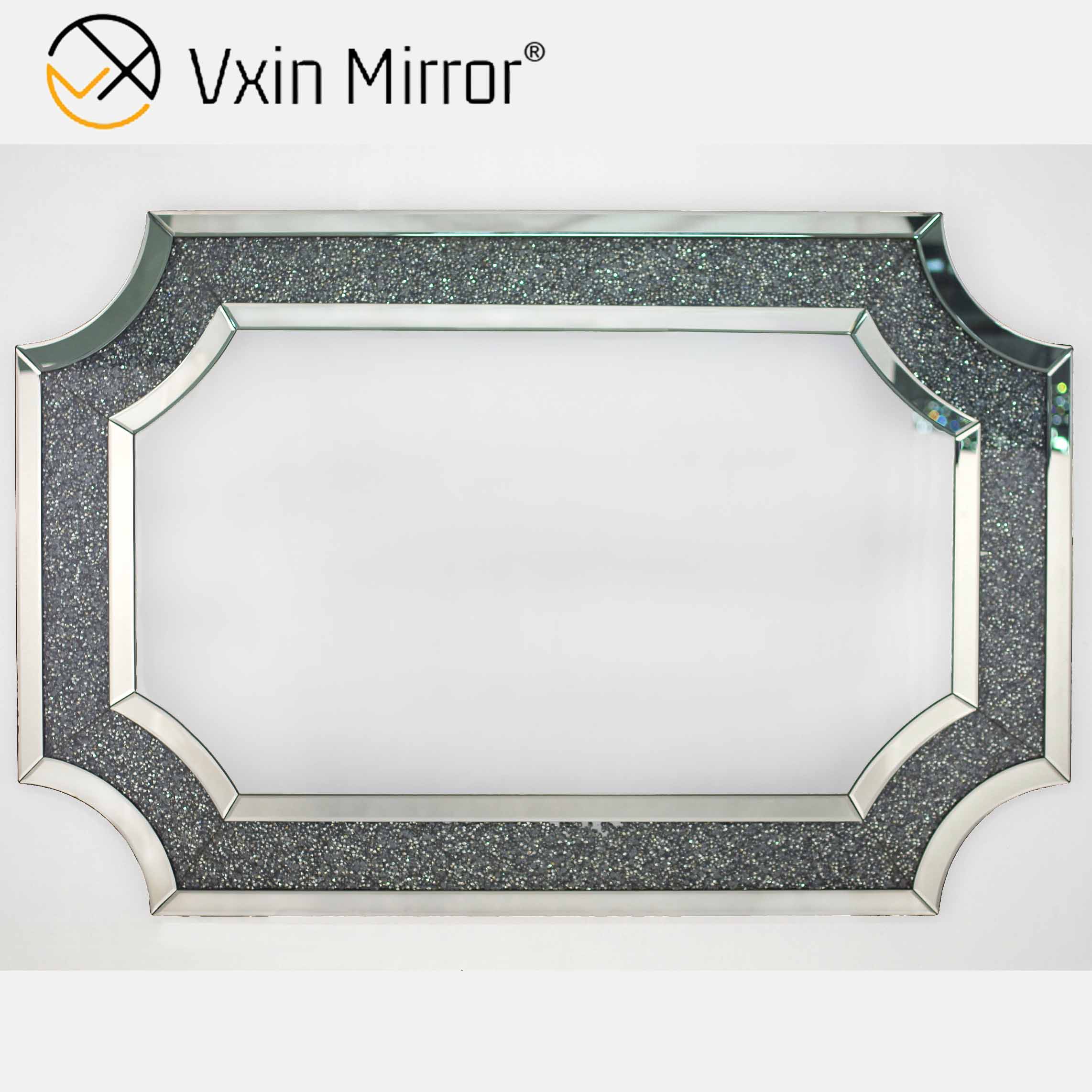Der neueste Vxin Mirror Silver Furniture Crush Diamond Konsolentisch verspiegelt mit Längenspiegel