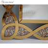 Home Mirrored Furniture Rectangle Console Mirror Crushed Diamond Wandspiegel