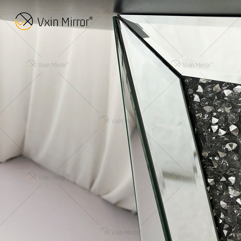 Vxin Modern Home Decor Crushed Diamond verspiegelter Konsolentisch Luxus