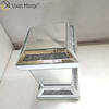 Vxin Mirror WXF-725 Moderner Rechteck-Diamant-Spiegel-Beistelltisch 3D-Spiegel-Beistelltisch für Wohnzimmer