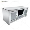 China Supply Moderne europäische WXF-097-1 Crush Diamond Silver Crystal TV-Ständermöbel