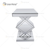 Großhandels-WXF-115-2 Spiegel-Beistelltisch-elegante Luxusraum-Möbel-Silber-Beistelltisch