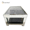 Kundenspezifischer Beistelltisch WXF-117-1 Crushed Diamond Homemade Silver Couchtisch