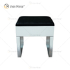 Hot Sell Modern WXF-125 & 126 Silber verspiegelter Schminktisch 7 Schubladen mit Demontagehocker