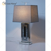 Hochwertige WXTL-146 Moderne Crushed Crystal Nachttischlampe mit Schirm für Schnittsofa