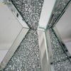 Vxin WXF-151 Square Top Mirror Decor Diamond Mirror Beistelltisch Glas verspiegelter Tisch