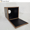 Vxin Mirror WXB-003 Braune Luxus-Holz-Leder-Tissue-Box für Heimdekoration