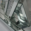 Vxin Mirror Hot Sell Silver Crystal W Design-Konsolentisch mit Spiegelflur in Wohnzimmermöbeln