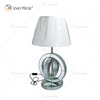 Moderner Landhausstil WXTL-093 Silberne Kristallspiegel-Tischlampe für Schlafzimmer-Nachttisch-Spiegellampe