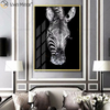 Luxus Aluminium Rahmen Kristall Porzellan Malerei Sofa Hintergrund Wandbehang Malerei Spiegel Wandkunst Wohnzimmer Dekoration