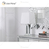 Vxin WXTL-142 Elegante silberne Kristall-LED-Tischspiegellampe 3 Farben LED-Licht für Schlafzimmer