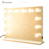 Venetian Dressing Styles VXin WXDL-107 Sparkle Silver Hollywood Mirror Switch Control mit 3 Farbbirnen
