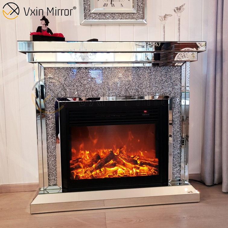 Vxin Mirror WXWF-1094 Crushed Diamond Spiegelkamin