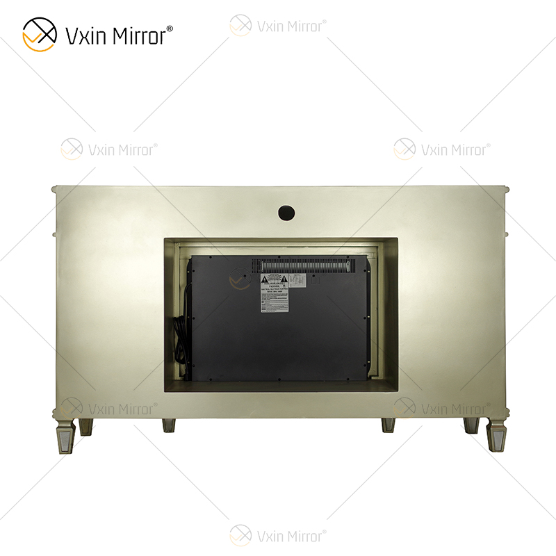 Kellington Spiegelkamin Medienkonsole Elektrischer Kamin Spiegelkamin TV-Ständer Schrank WXF-413